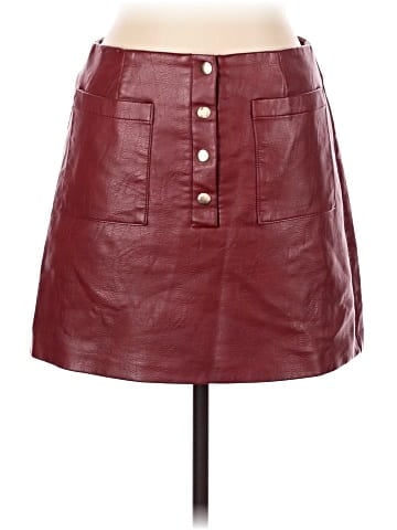 Forever 21 Faux Leather Skirt (view 1)