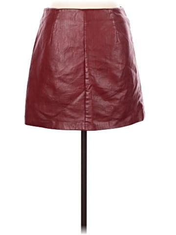 Forever 21 Faux Leather Skirt (view 2)