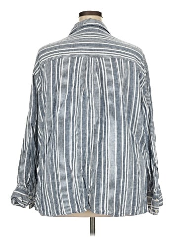 Lane Bryant Long Sleeve Button-Down Shirt (view 2)