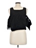Zara Basic Black Sleeveless Blouse Size M - photo 2