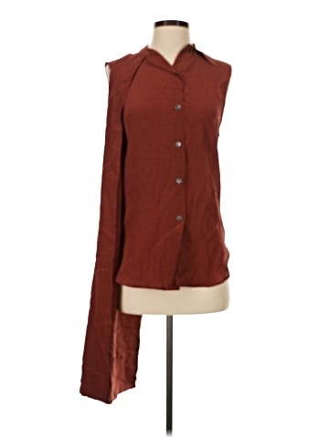 OAK Sleeveless Silk Top (view 1)