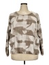 Marla Wynne Camo Tan Pullover Sweater Size 3X - photo 1
