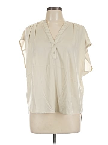 Banana Republic Factory Store Short Sleeve Blouse (view 1)
