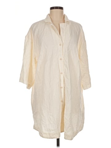 Madewell Lightspun Cover-Up Mini Shirtdress (view 1)