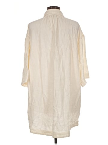 Madewell Lightspun Cover-Up Mini Shirtdress (view 2)