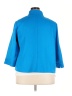 Perceptions 100% Polyester Blue Jacket Size 18 - photo 2