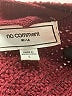 No Comment 100% Acrylic Burgundy Pullover Sweater Size S - photo 7
