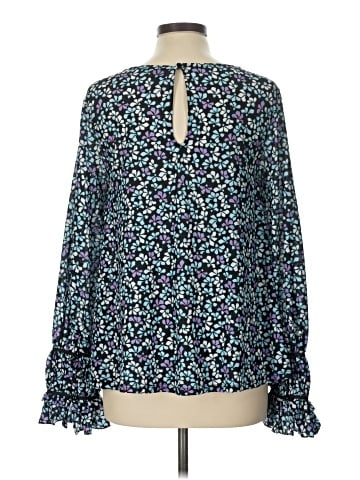 Kaari Blue Long Sleeve Blouse (view 2)
