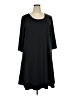 Ellos Solid Black Casual Dress Size 22 - photo 1