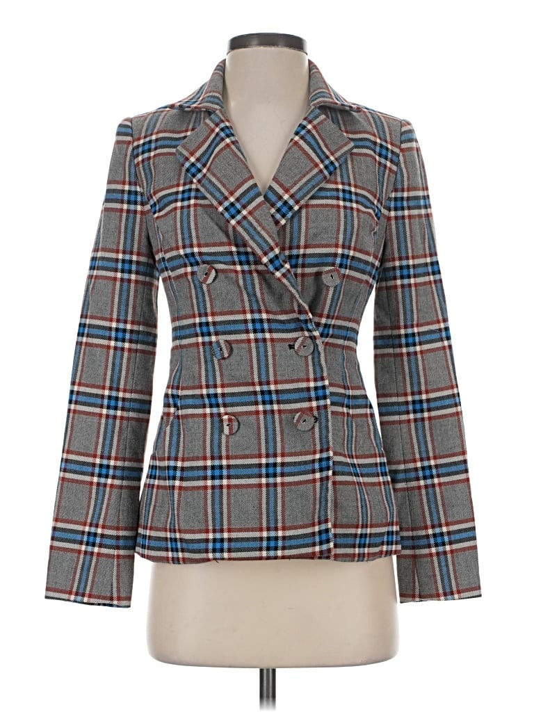 Pre-owned Tanya Taylor Blazer Jacket In Gray