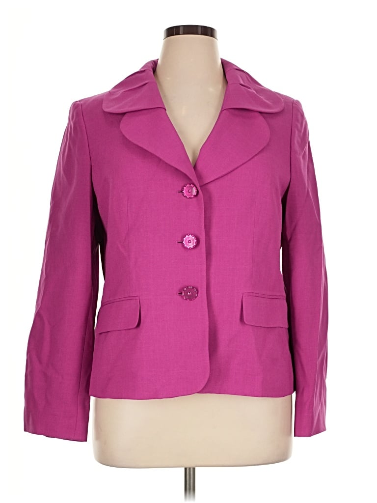 Pre-owned Le Suit Blazer Jacket In Pink
