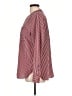 CAbi 100% Polyester Stripes Burgundy Long Sleeve Blouse Size L - photo 5