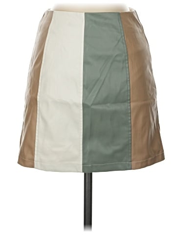 Alya Faux Leather Skirt (view 1)