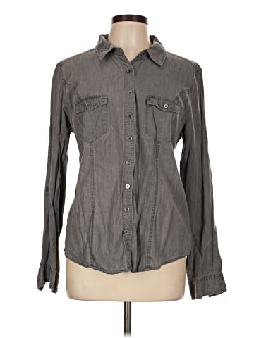 Style&Co Long Sleeve Button-Down Shirt (view 1)