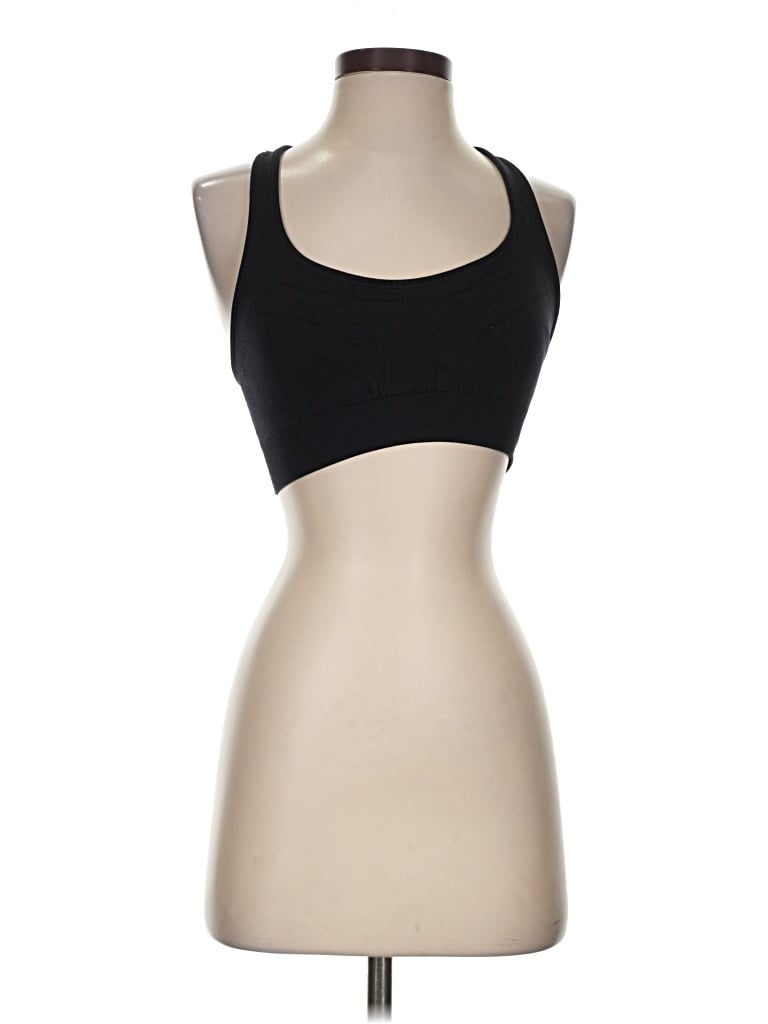 Pre-owned New Balance Tank Top Black Halter Neckline Tops