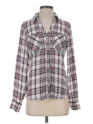 Express Long Sleeve Button-Down Shirt (view 1)