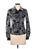 Allison Taylor Paisley Silver Long Sleeve Blouse Size S (estimated) - photo 1