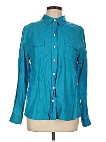 Lucy & Laurel Long Sleeve Button-Down Shirt (view 1)