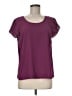 Brixon Ivy 100% Polyester Purple Short Sleeve Blouse Size M - photo 1