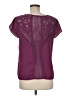 Brixon Ivy 100% Polyester Purple Short Sleeve Blouse Size M - photo 2