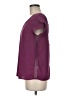 Brixon Ivy 100% Polyester Purple Short Sleeve Blouse Size M - photo 5