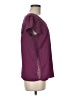 Brixon Ivy 100% Polyester Purple Short Sleeve Blouse Size M - photo 4
