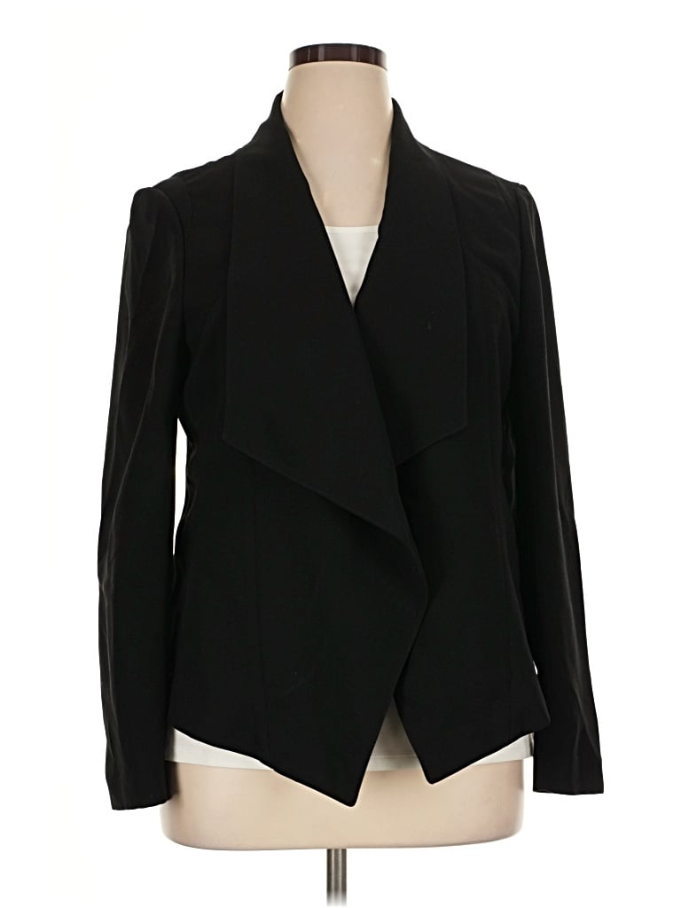 Pre-owned Dkny Blazer Jacket In Black