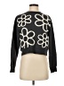Recycled Threads Floral Black Pullover Sweater Size S - photo 1