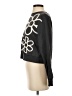 Recycled Threads Floral Black Pullover Sweater Size S - photo 5
