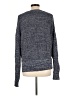 dip 100% Cotton Tweed Blue Pullover Sweater Size L - photo 2