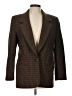 Giorgio Sant'Angelo 100% Wool Tweed Brown Wool Blazer Size 10 - photo 1