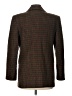 Giorgio Sant'Angelo 100% Wool Tweed Brown Wool Blazer Size 10 - photo 2