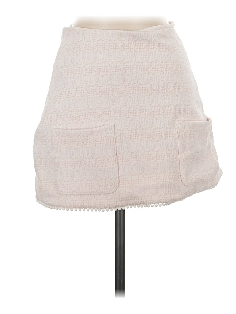 Pre-owned Devon Windsor Casual Skirt In Ivory