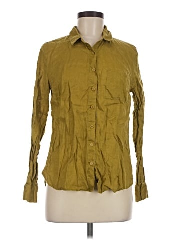 Garnet Hill Long Sleeve Button-Down Shirt (view 1)
