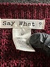 Say What? Tweed Burgundy Cardigan Size M - photo 7