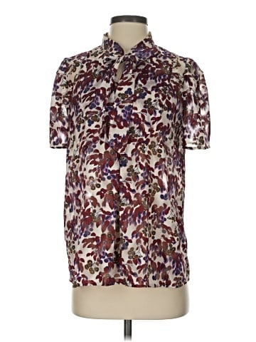 Ann Taylor Short Sleeve Button-Down Shirt (view 1)