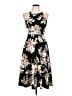 Soprano Floral Black Casual Dress Size L - photo 1