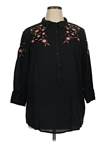 Roper 3/4 Sleeve Blouse (view 1)