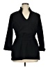 Boston Proper Black Long Sleeve Top Size XL - photo 1