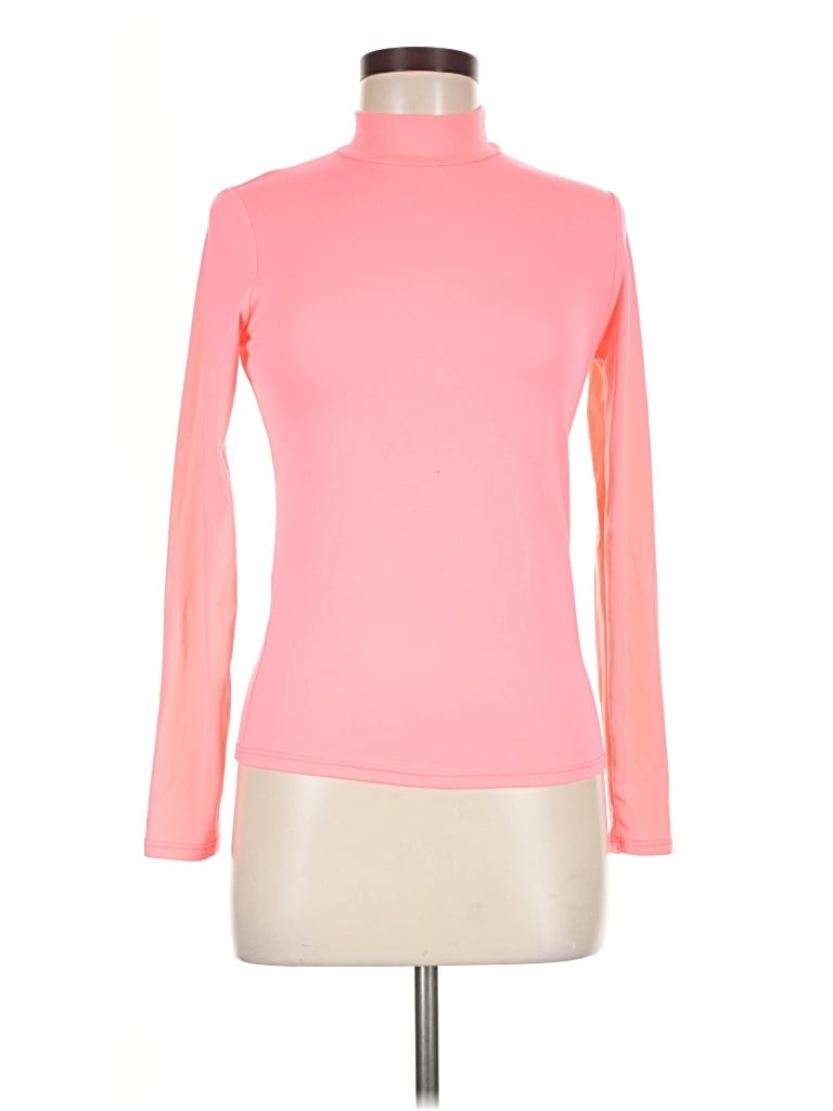 Pre-owned Fore Long Sleeve Turtleneck In Pink