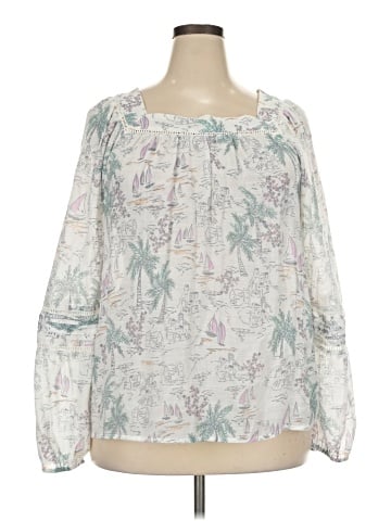 LC Lauren Conrad Long Sleeve Blouse (view 1)