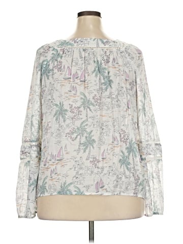 LC Lauren Conrad Long Sleeve Blouse (view 2)