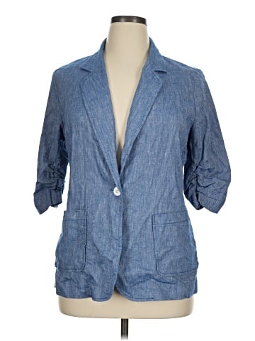 Karen Kane 3/4 Sleeve Button-Down Shirt (view 1)