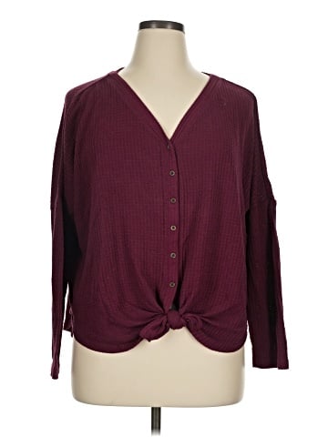 a.n.a. A New Approach Long Sleeve Blouse (view 1)