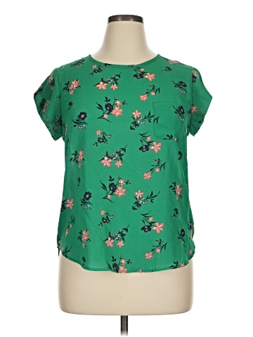 Lily White Short Sleeve Blouse (view 1)