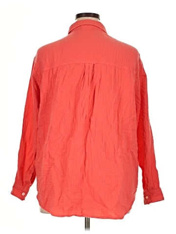 Gap 3/4 Sleeve Button-Down Shirt (view 2)