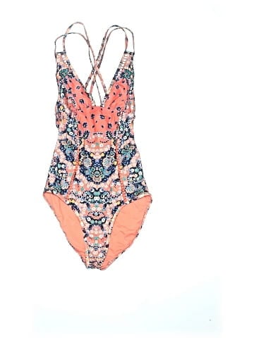 Red Carter One Piece Swimsuit (view 1)