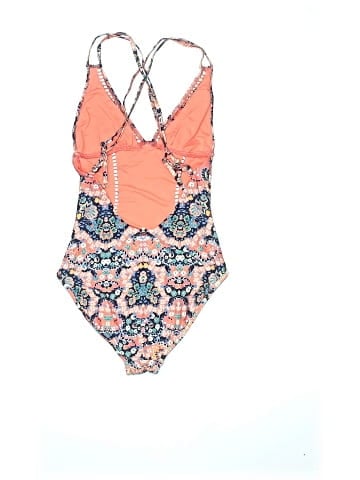 Red Carter One Piece Swimsuit (view 2)