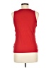 Vila 100% Polyester Red Tank Top Size M - photo 2