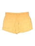 Athleta 100% Linen Solid Yellow Shorts Size 14 - photo 1